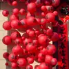 Linterna Roja Feliz de Boda Decoración de Ambiente para Habitación de Boda Traje Puerta de Patio Rural Sitio de Boda