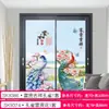 Paz e riqueza Adesivos de parede de Lótus estilo chinês sala de estar parede de fundo da TV adesivos de parede de vaso pintura autoadesiva à prova d'água