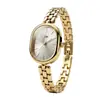 Reloj popular para mujer transfronterizo, reloj versátil artístico de alto valor de nicho, simple y elegante para mujer con esfera ovalada