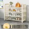 Sapateira Multicamadas para Entrada de Casa, Armário de Sapatos Popular Economizador de Espaço para Dormitórios e Apartamentos Alugados, Solução de Armazenamento