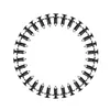 Hebilla de Nylon de 8 mm Sujetador de Expansión para Parachoques y Guardabarros de Coche Adecuado para Hebilla Remache de Plástico Carrocería