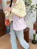 Bolsa de hombro única de lona con diseño de cuadros de burbujas calados, para el verano, en colores dulces y frescos, bolsa cruzada