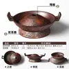 Platos Xiangyuan Mei de Melamina Estilo Montaña Salvaje Creativo Plato para Restaurante de Hot Pot Buffet Plato Multiusos Plato para Hielo Seco Arreglo