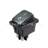Interruptor basculante integrado impermeable con forma de barco Kcd4 de gran tamaño, doble tarjeta, certificado Kc, negro, 4 pines, 2 posiciones, impermeable/a prueba de polvo