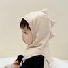 Gorro Multifuncional para Bebé Otoño e Invierno Gorro Cálido Bufanda Lindo Combinable para Bebés Hombres y Mujeres Gorro con Orejeras para Niños Gorro de Lana para Niños Moda