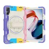 Adequado para capa de tablet de silicone colorida Red Mi Pad de 10,6 polegadas, alça de mão Xiaomi Pad 5, capa protetora rotativa