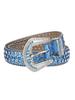 Cinto Feminino Totalmente Cravejado de Diamantes Amazon Cross-border Glitt Strass Inlaid Terno Feminino Selo Decorativo de Cintura Jeans com Couro