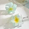 Presilha de Cabelo Flor Plumeria Popular Transfronteiriça, Acessório de Cabelo de Verão Colorido e Estiloso, Enfeite de Cabelo Versátil Tipo Pinça Tubarão Venda por Atacado