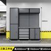 Gabinete de Herramientas Combinado Estación de Trabajo Carrito de Herramientas para Reparación Automotriz Taller Combinación de Acero Móvil Reparación Automotriz Gabinete de Acero de Combinación Libre