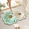 Tapetes de Banheiro de Lama Diatomácea Estilo Seda Transfronteiriços, Capachos Decorativos de Alta Qualidade para Uso Doméstico, Tapetes de Banheiro Antiderrapantes, Dropshipping