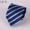 Nueva Corbata 8cm Casual Negocios Boda Rayada Corbata de Hombre Fabricante Stock Listo Corbata al por Mayor