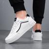 Sapatos masculinos 2024 Novos sapatos brancos de outono Estilo coreano Tênis da moda para todos os jogos Adolescentes Lazer Esportes Sapatos da moda para homens