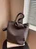 Bolsa de lona estilo coreano, casual y simple, de gran capacidad, bolso de hombro para mujer para el otoño y el invierno, bolsa de mano para el trabajo