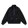 Sudadera con Media Cremallera de Color Sólido Holgada Yidao Vintage 2026 Primavera Nuevo Diseño Japonés Retro Nicho para Hombre
