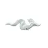 Escultura de cinta de acero inoxidable personalizada, cinta metálica abstracta espejo, forma de espiral irregular, pieza decorativa para oficinas de ventas, fuentes y jardines