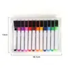 Marcadores Coloridos para Quadro Branco Apagáveis Infantis com Fita Magnética Pincel 8 Cores Tinta à Base de Água Conjunto Em Estoque Quadro de Escrita Dropshipping