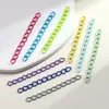 Cadena de Extensión de Cola de Cadena de Hierro Pintada Colorida de 5 cm Accesorios de Joyería DIY Colgante para Collar Llavero Bolso
