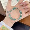 Pulsera Mariposa Ojo de Gato Imitación Femenina ins Diseño Nicho Pulsera Luz de Luna Gris Combinable Elegante Moderna Regalo Estudiante