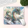 Tapete para Mesa de Computador, Tapete Resistente a Manchas com Borda de Fechadura Grande de Alta Qualidade, Mouse Pad Transfronteiriço para Escritório, Tapete de Mesa para Computador, Tapete Transfronteiriço com Borda de Fechadura Grande, Besta Mítica Shanhaijing