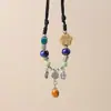 Accesorios, Joyería, Cuentas Tejidas, Nueva Cadena para Suéter Estilo Chino, Collar de Cerámica para Mujer, Lujo Ligero, Nicho, Sensación de Alta Gama, No se Desvanece