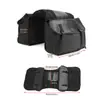 Bolsa Lateral Multifuncional para Bicicleta de Gran Capacidad Bolsa de Almacenamiento para Asiento Trasero de Motocicleta Vehículo Eléctrico Bolsa Trasera de Lona