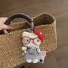 Auténtico Peluche de Dibujos Animados Sanrio Hello Kitty Bolsa Decoración Colgante Llavero Colgante
