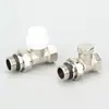 Válvula Termostática para Radiador de Calefacción, Válvula Termostática Automática Tipo Recto, Válvula de Set de Calefacción de 4 Puntos, Los Fabricantes Pueden Personalizar Válvulas Termostáticas de Exportación