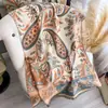 Elegante Bufanda Cálida de Cuello con Estampado de Cachemir Estilo Nuevo Otoño e Invierno Bufanda Larga para Abrigo Chal Grande Bufanda Versátil para Mujer