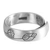 Auténtico Anillo Abierto de Loto Vintage de Plata 999 Moda Retro Anillo para Mujer Venta Directa de Fábrica