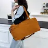 Bolsa de Fitness con Separación Seca y Húmeda, Bolsa de Equipaje Deportivo de Gran Capacidad para Mujeres, Elegante Bolsa de Viaje con Compartimento Independiente para Zapatos, Se Puede Imprimir con Logo
