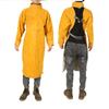 Roupa Protetora para Soldador Couro Anti-escaldante Roupa de Trabalho para Solda Elétrica Alta Temperatura Anti-radiação Avental de Couro Isolamento Térmico Roupa de Proteção
