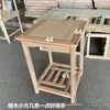 Muebles de Madera Maciza al por Mayor, Productos Semi-Terminados, Sofá Largo Estilo Chino Antiguo, Silla Sombrero Oficial de Madera de Caucho sin Pintura, Mesa de Centro