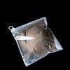 En stock PE CPE Engrosado Transparente Mate Bolsa con Anilla de Tirón Plástico Almacenamiento Ropa Interior Ropa Bolsa con Cremallera Yin y Yang