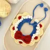 Pacote de Material DIY para Cachecol de Gatinho Fofo de Crochê de Lã Acessórios para Animais de Estimação Feitos à Mão para Presentes