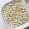 3x 6mm acrílico cor sólida transparente contas de amendoim ossinhos pequenos contas de arroz corrente para celular DIY colar pingente de joia
