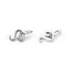 Pendientes de Serpiente de Titanio Zirconio F136, Tachuelas para Hélice del Oído, Tachuelas para Canal Auditivo, Joyería para Piercing de Aleación de Titanio G23, Pendientes del Año Zodiacal