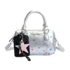 Bolsa Feminina Design de Nicho Estrela Bolsa Bowling Feminina 2026 Nova Versátil Alta Aparência Bolsa de Ombro Único Transversal