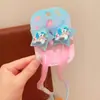 Peruca Trançada Sanrio Infantil com Mechas Princesa Desenho Animado Fofo Asas Estrela de Cinco Pontas Adorno de Cabeça Menina Bebê Cabelo Cacheado Presilha