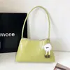 Moda Estilo Coreano Bolso de Axila para Mujer Simple Temperamento Bolso Tote para Viajes Cotidianos Bolso de Hombro Versátil de Moda