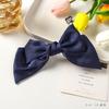 Mergulho de alta qualidade Satin Bow Hairpin Internet Red Hair Acessórios Hairpin Temperamento Duplo Tie Back Head Spring Clip