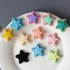 Estrella puntiaguda de cinco puntas accesorios parche de estrella diy pegamento crema funda de teléfono móvil accesorios cuerda para el cabello accesorios hechos a mano accesorios pinza para el cabello