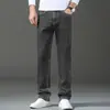Nuevos Pantalones Vaqueros para Hombre Primavera y Otoño 2026, Corte Recto Holgado, Elásticos, Cómodos, Casual de Negocios, Venta al por Mayor