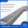 Separador Sólido-Líquido Rotativo tipo HF-1250 canal de grade fina largura 1000/1200/1500 folga da grade 3-15