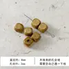 Guofeng vintage cuentas redondas de madera cuentas de arroz espaciador pulsera con cuentas collar pendientes cuentas accesorios diy material cuentas sueltas