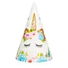 Banner Feliz Cumpleaños de Unicornio con Letras Doradas Metálicas, Banner de Cola de Pez, Banner Decorativo, Suministros para Decoración de Fiestas
