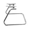 Marco de Silla de Tubo Cuadrado Curvado, Marco de Silla de Metal Electroplateado/Negro, Base de Soporte de Hardware para Silla de Oficina Silla de Ocio