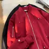 Chaqueta Deportiva Impermeable Estilo Piloto Americano para Hombre 2025 Otoño e Invierno Tendencia Nacional Ropa de Trabajo Cuello Alto Chaqueta de Béisbol