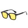 Nuevas gafas de sol 6198 de caja, moda europea y americana, gafas de sol retro de tendencia, gafas de sol adelgazantes para cara grande, ventas directas de fábrica