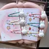 Grampo de Cabelo Miffy Coelho Bolinhas Doce e Fofo Desenho Animado Menina Acessório Lateral Franja Coração Grampo Versátil Novo Estilo