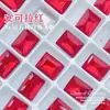 Arte de Uñas Cuadrado Largo 8*10mm Diamante de Cristal K9 Rectangular Ángulo Recto Accesorios Vidrio Brillante Arte de Uñas Joyería de Diamante Venta al por Mayor